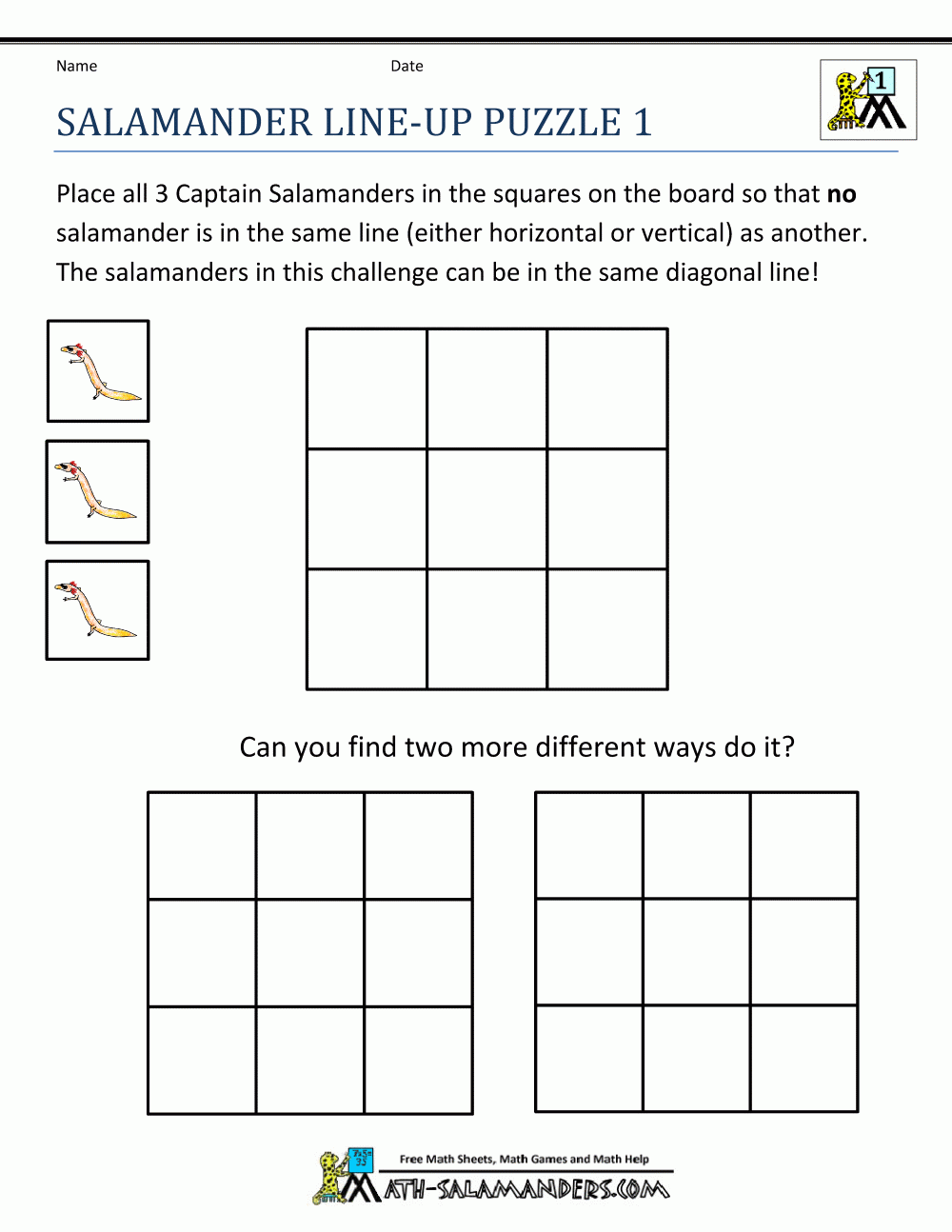 Math Puzzle 1st Grade Printable Logic Puzzles