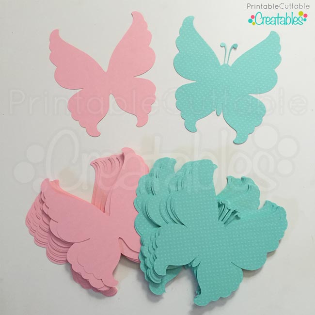 DIY Butterfly Invitations Tutorial + SVG Cutting Files