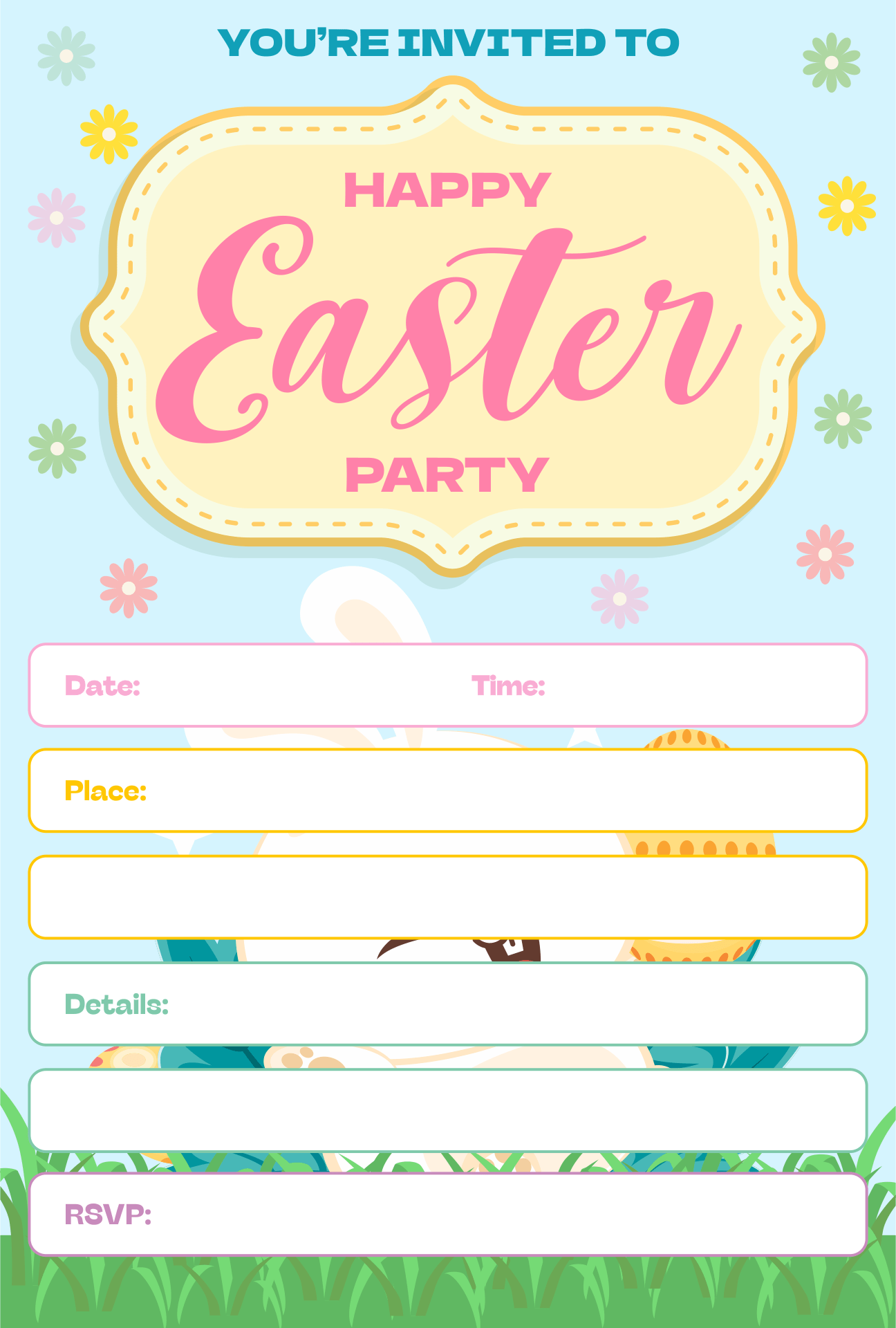 Easter Designs - 6 Free PDF Printables | Printablee
