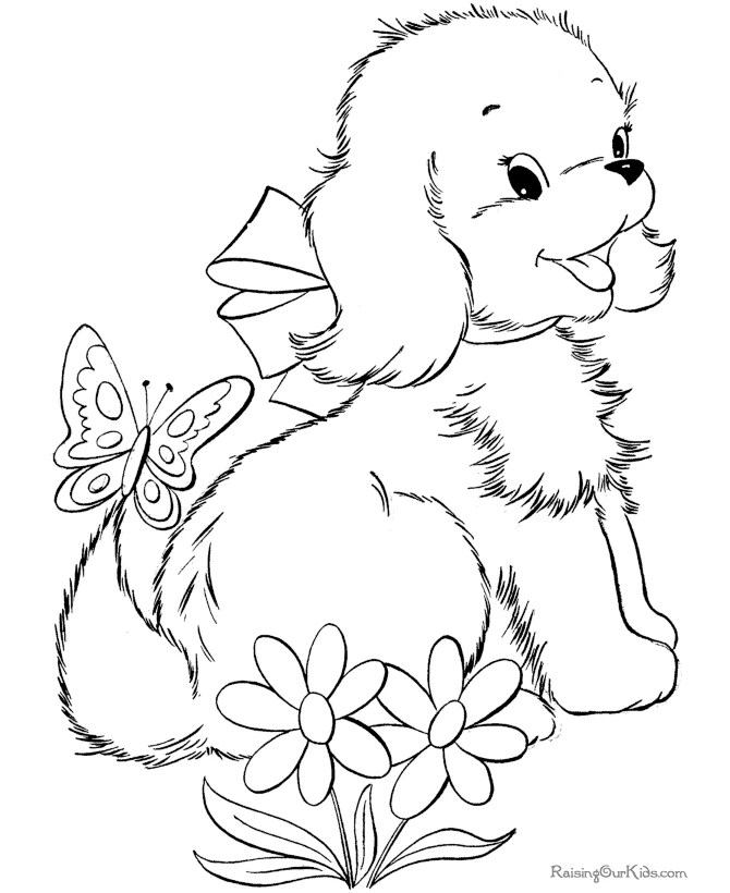 Coloring page Dog 3101 (Animals) Printable Coloring Pages