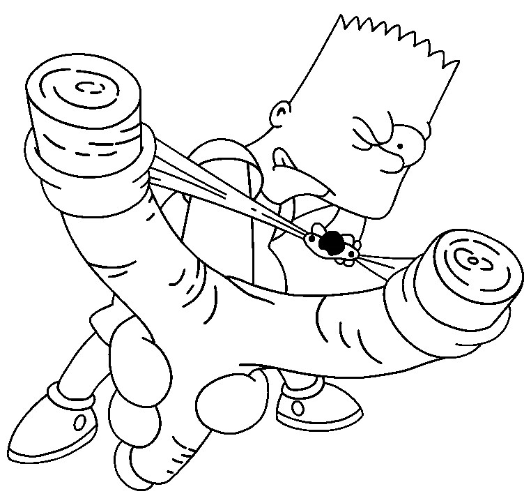 Simpsons 23865 (Cartoons) Printable coloring pages
