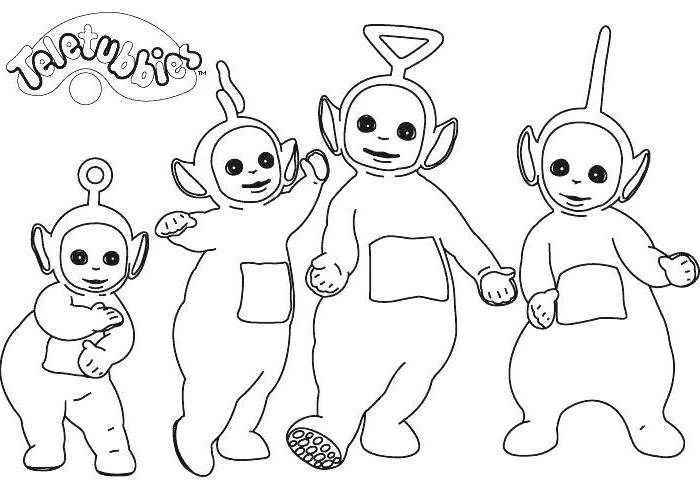Teletubbies Free printable Coloring pages for kids Just Color