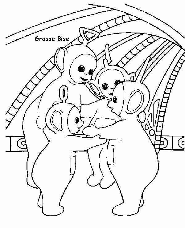 Kids-n-fun.com 16 coloring pages of Teletubbies