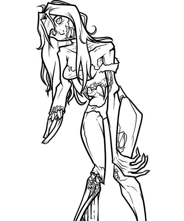 Zombie Disney Princess Drawing