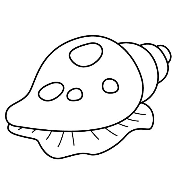 Shell 163193 (Nature) Free Printable Coloring Pages