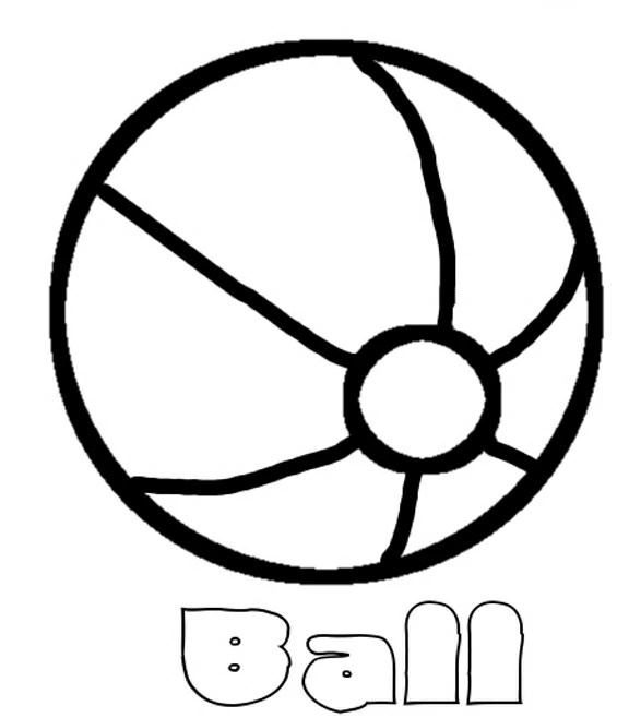 Beach ball 169164 (Objects) Free Printable Coloring Pages