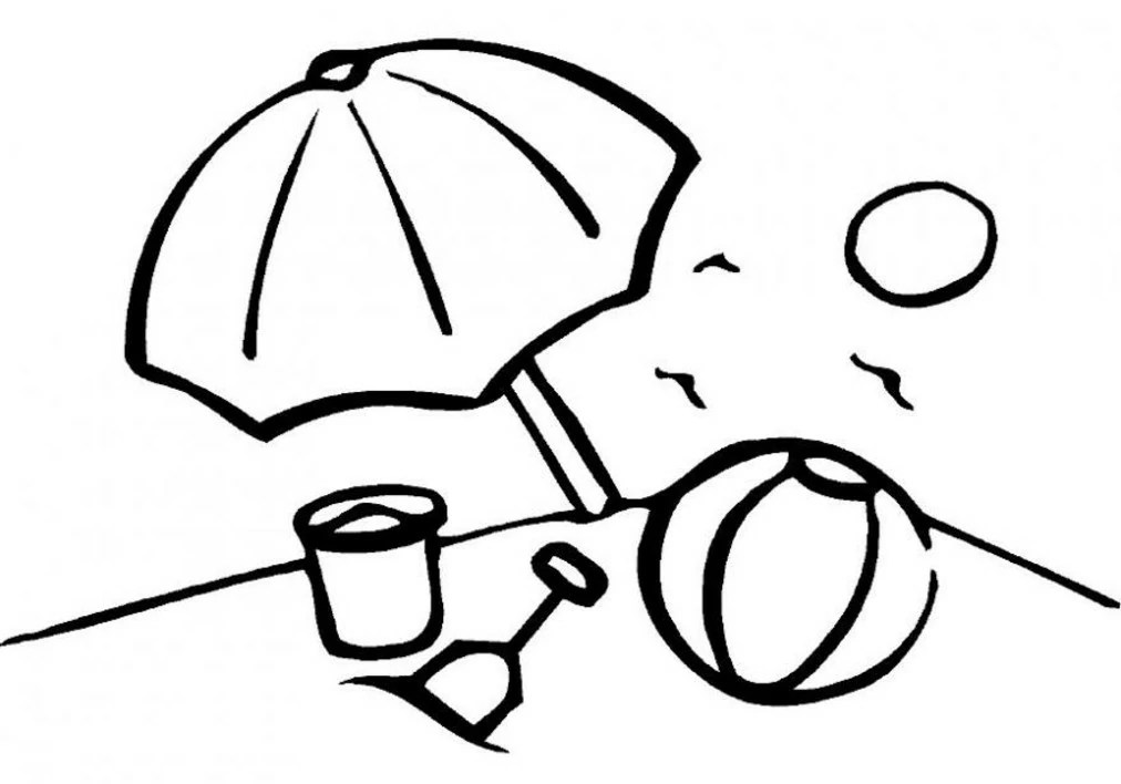Beach ball 23 (Objects) Printable coloring pages