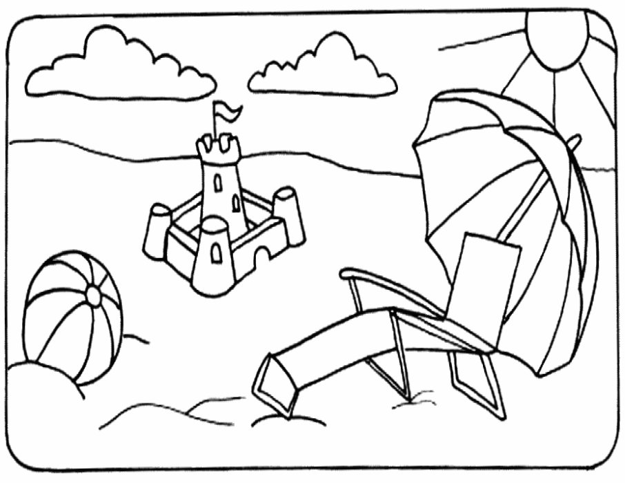 Beach ball 169182 (Objects) Free Printable Coloring Pages