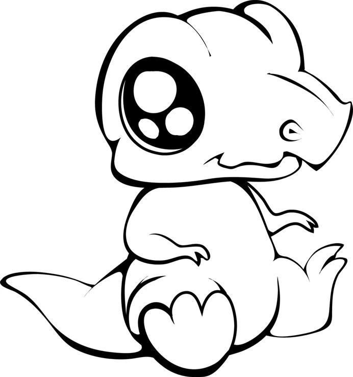 Prehistoric Animals Free Printable Coloring Pages