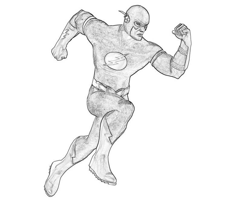 Flash 83408 (Superheroes) Free Printable Coloring Pages