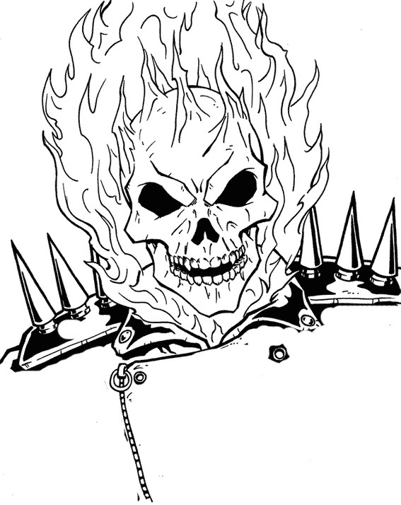 Ghost Rider 82141 (Superheroes) Free Printable Coloring Pages