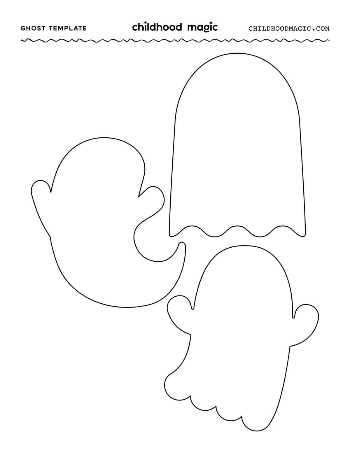Ghost Craft Printable Printable Ghost(05)