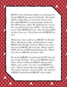 Printable Left Right Rudolph Game - Printable JD