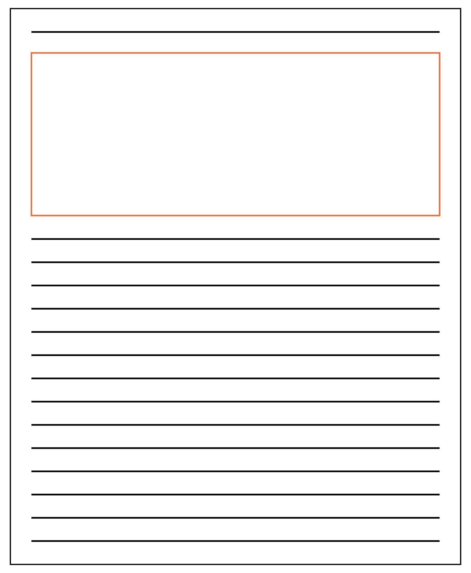 Printable Blank Writing Pages - Printable JD