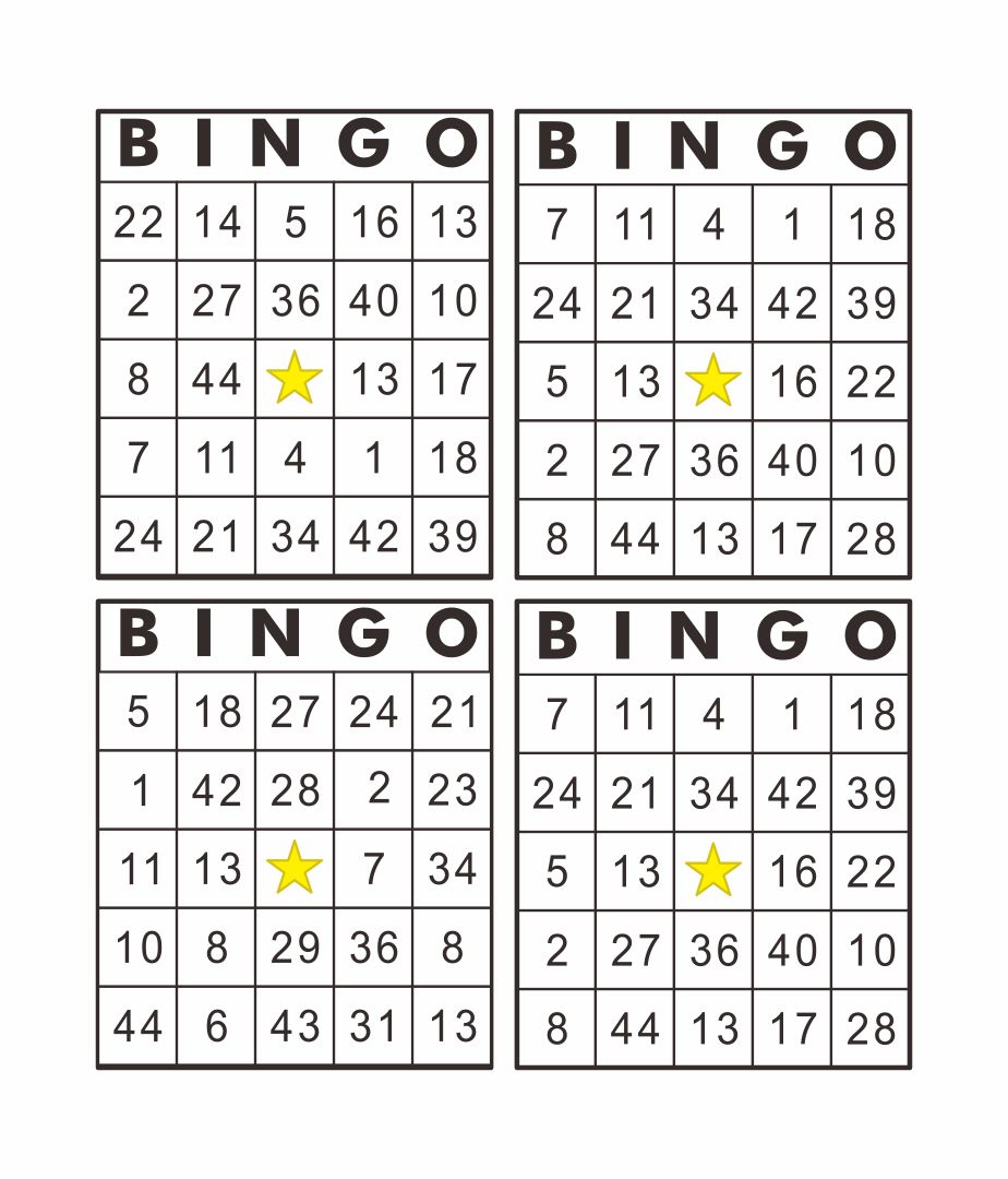 Printable Number Bingo Printable JD
