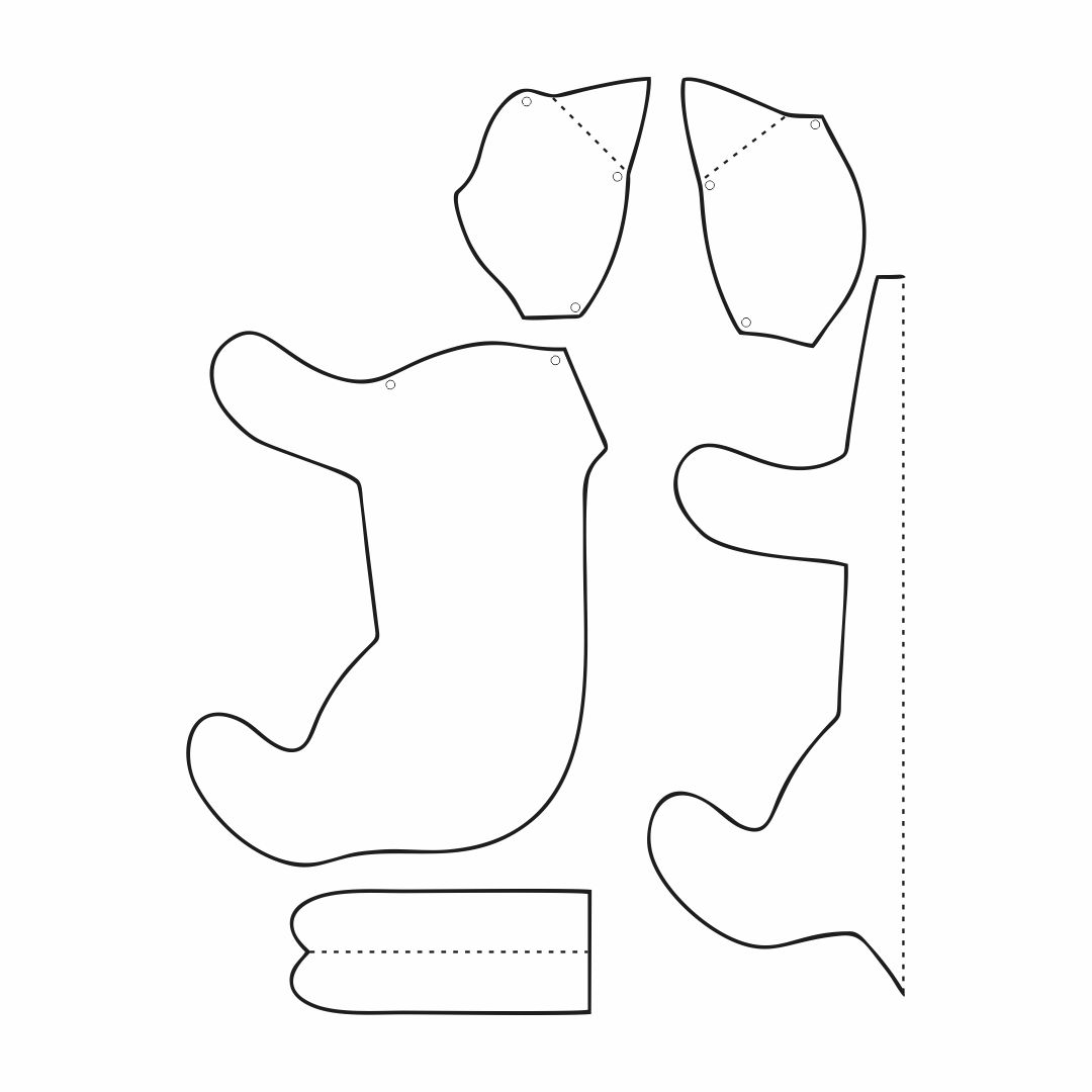 Printable Sewing Patterns Cat - Printable JD