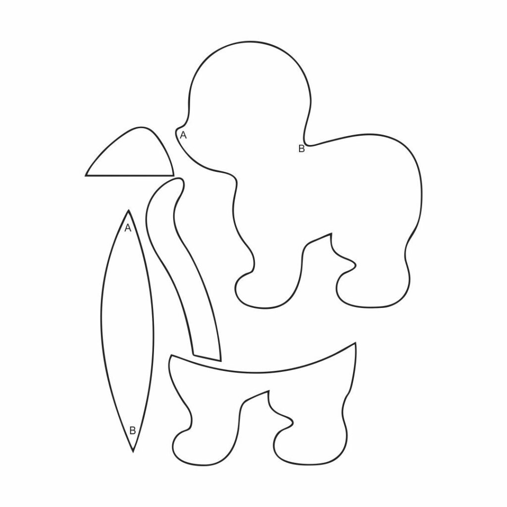 Printable Sewing Patterns Cat - Printable JD