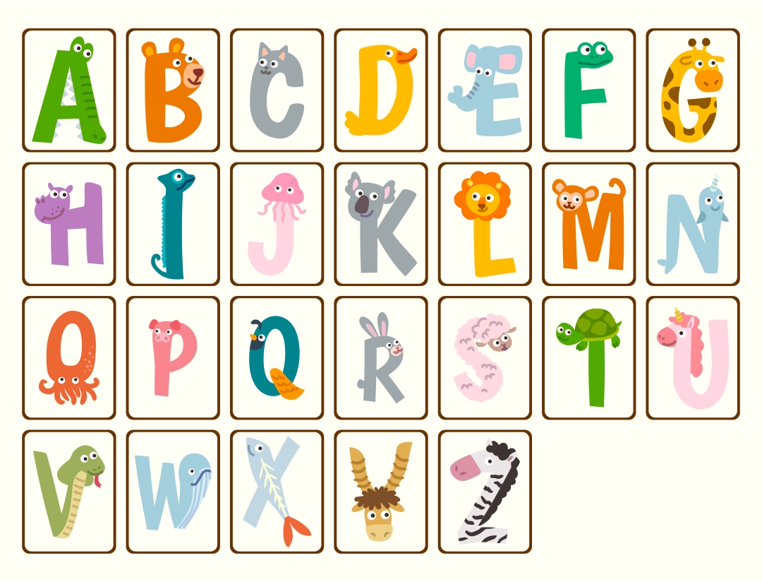 Printable Zoo Phonics Flash Cards Printable JD