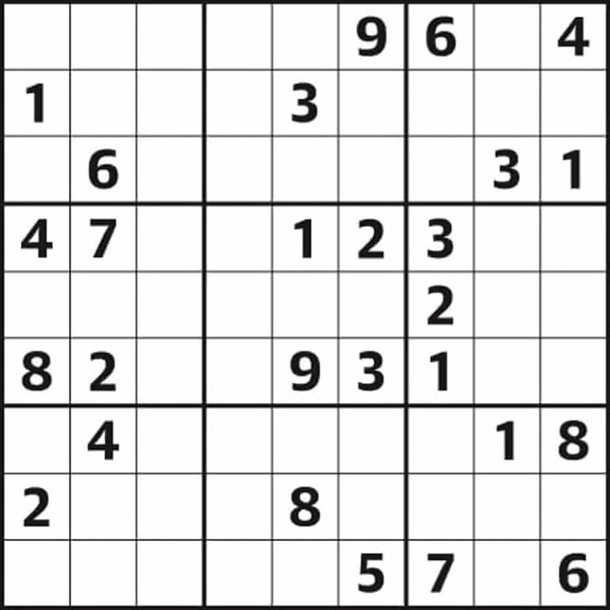 Printable Expert Sudoku 2 – Free download and print for you.