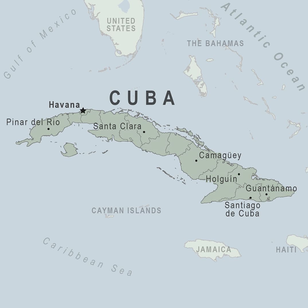 Printable Map Cuba – Free download and print for you.