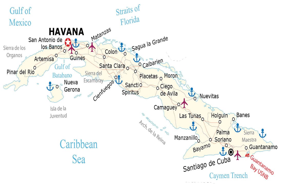 Printable Map Of Cuba Area – Free download and print for you.