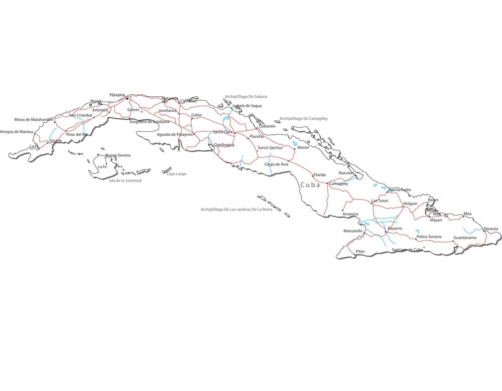 Printable Political Map Of Cuba – Free download and print for you.