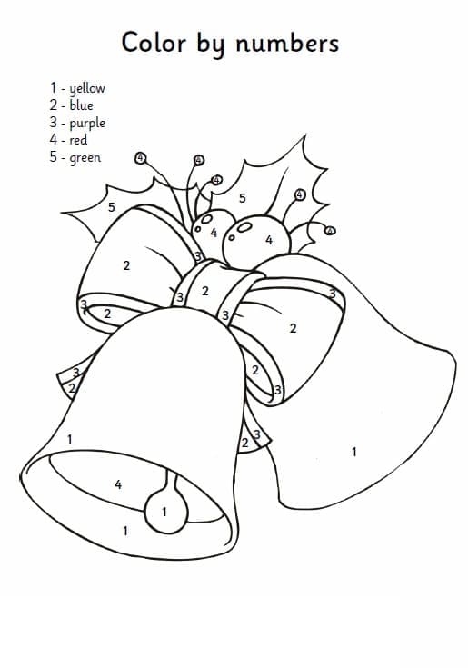 Printable Christmas Paint By Number PrintableLib