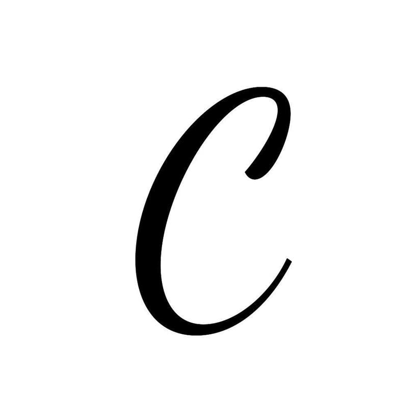 Printable Cursive C Letter – PrintableLib