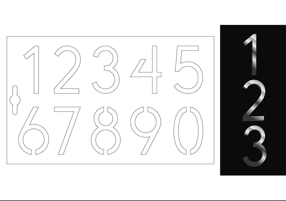 Printable Number Stencils For Cakes Free download and print for you.