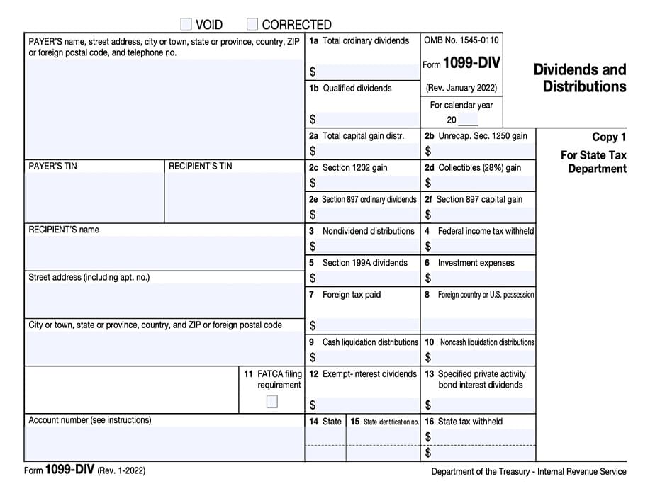 Printable 1099 Form Definition – Free download and print for you.