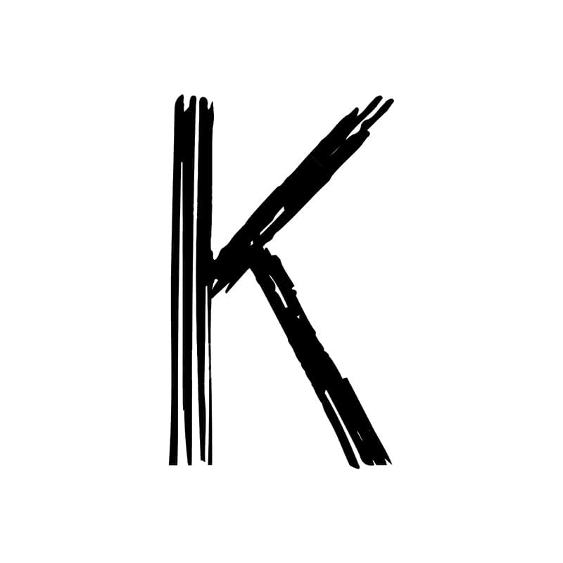 Printable Capital Letter K In Cursive – Free download and print for you.