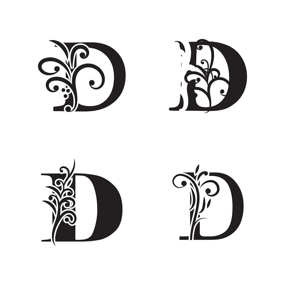 Printable Cursive D Letter – PrintableLib