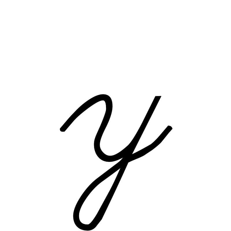 Printable Cursive Writing Y Capital Letter – Free download and print