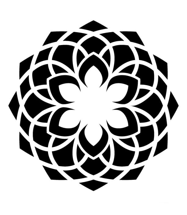 Printable Mandala Stencil Design – Free download and print for you.