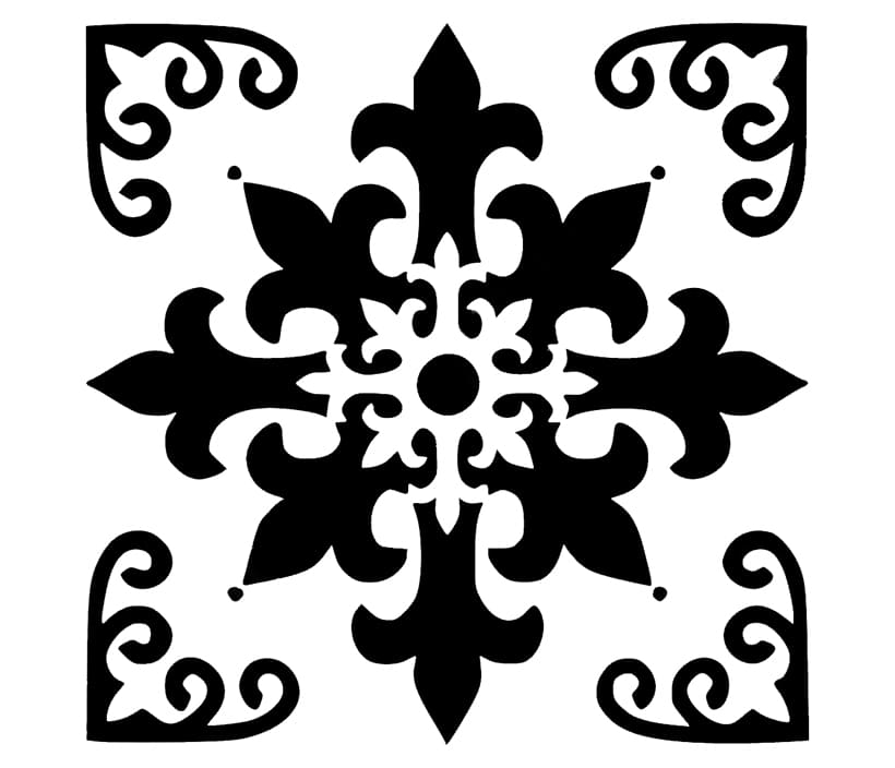 Printable Tile Stencil Ideas Free download and print for you.