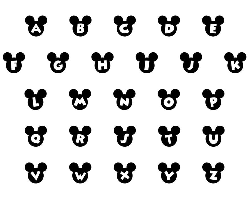 Printable Disney Font Letters Free – Free download and print for you.