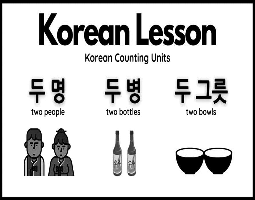 Printable Korean Number Lesson Free download and print for you.