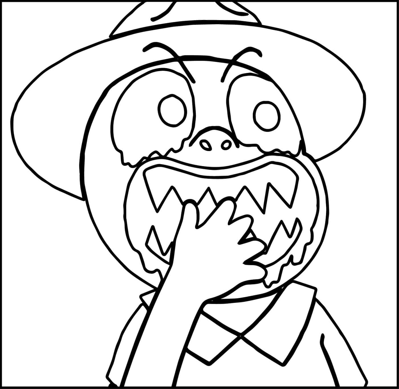 Printable Smile Cat from Zoonomaly Coloring Page Free download and