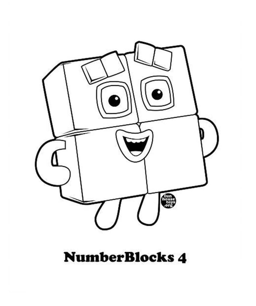 Perfect Printable Numberblocks Coloring Page – Free download and print