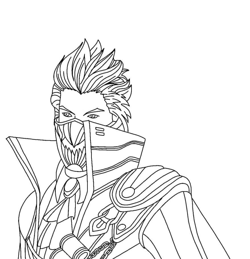 Printable Free Fire Coloring Page Free download and print for you.