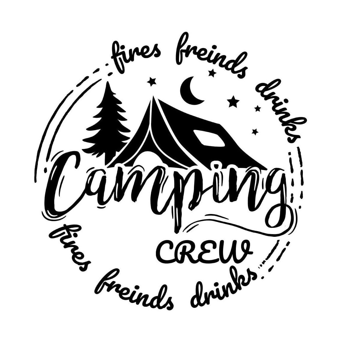 Printable Camping Sign Free – Free download and print for you.