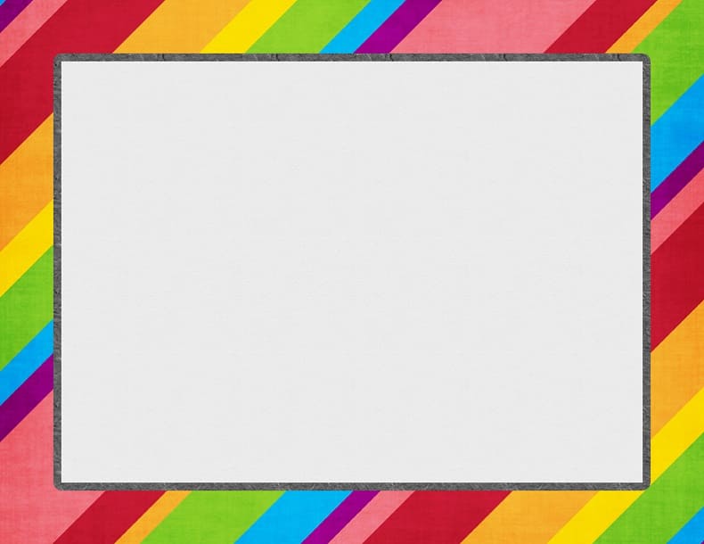 Printable Colorful Border Strips – Free download and print for you.