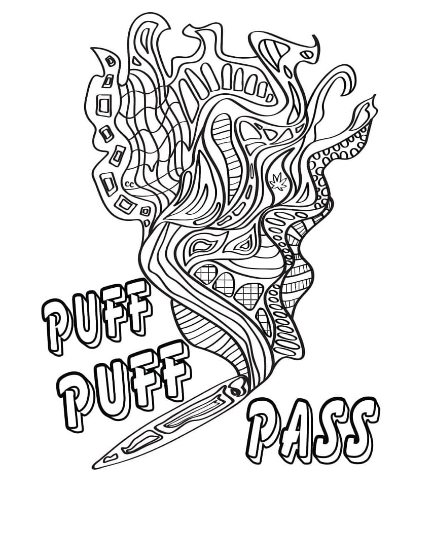 Printable Stoner Coloring Pages – PrintableLib