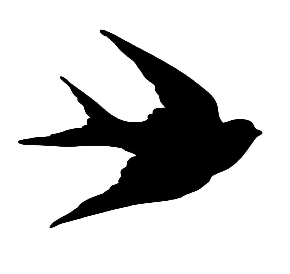 Printable Bird Stencil Image Free download and print for you.