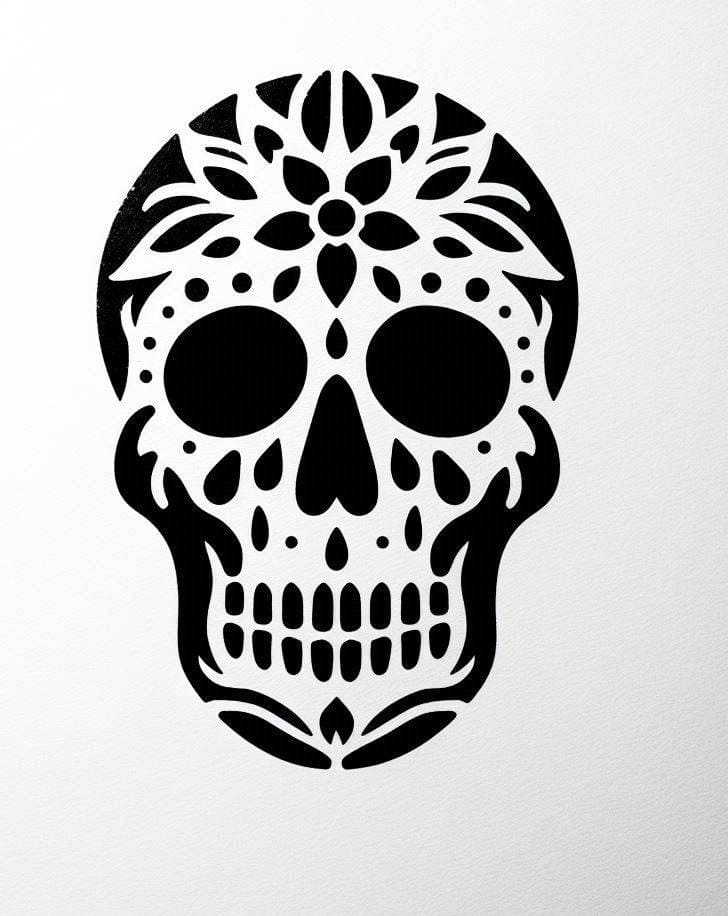 Printable Normal Skull Stencil Free download and print for you. Printable Normal Skull Stencil Free download and print for you.