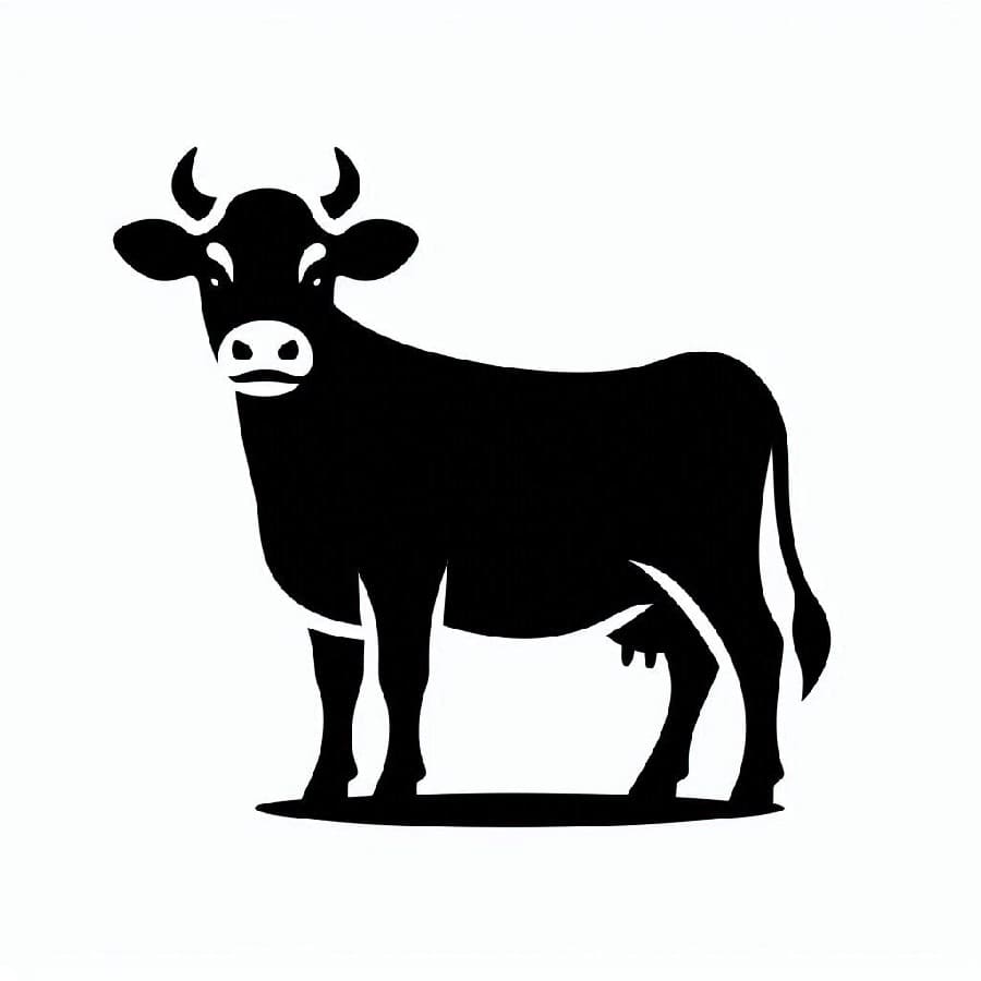 Printable Cow Stencil PrintableLib