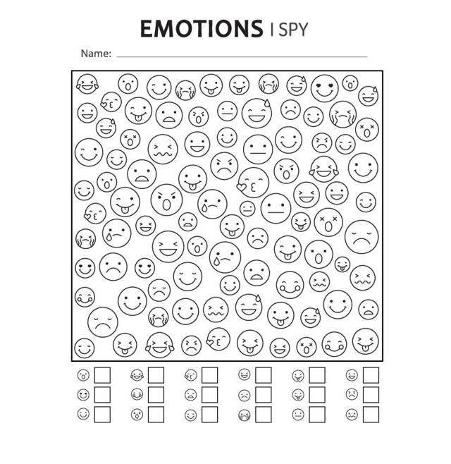 Printable Emotion I Spy Free – Free download and print for you.