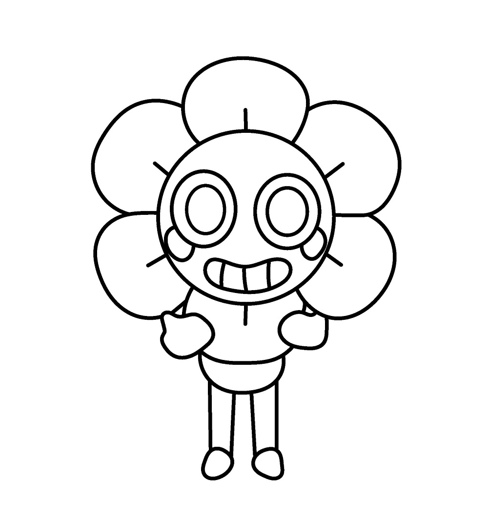 Printable Roblox Dandy???s World For Kid Coloring Page Free download
