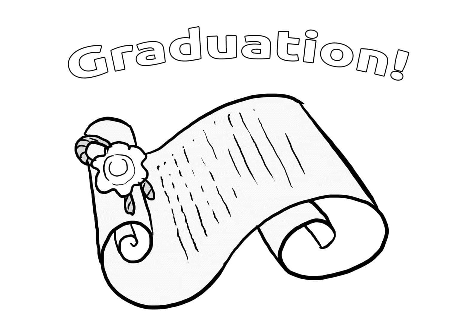 Printable Graduating for Free Coloring Page Free download and print