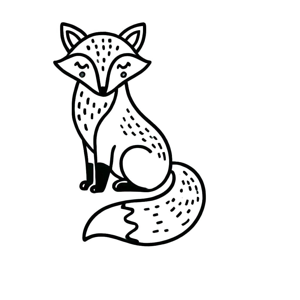 Printable Fox Stencil Design – Free download and print for you.